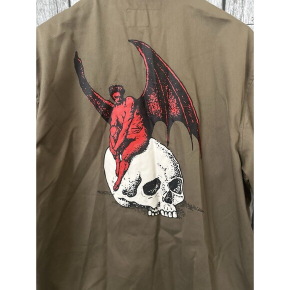 Welcome Nephilim Zip-Up Twill Work Shirt - Picture 3 of 5